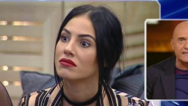 Grande Fratello vip Giulia de Lellis e Signorini conduttore
