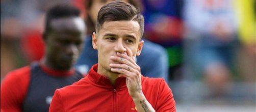 Liverpool playmaker, Philippe Coutinho in training early in November. (Image Credit: nhang dinh bong/Flickr)