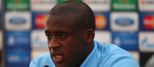 Manchester City midfielder addressing press in the past. - [Image Credit: Vickilopata/Flickr]