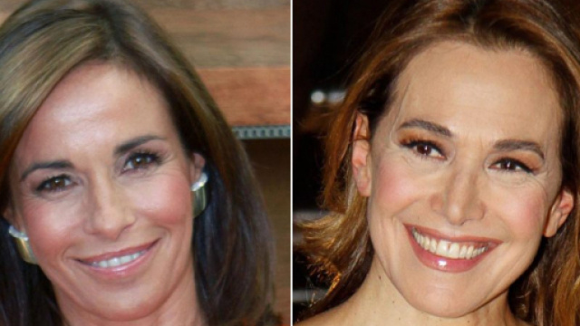 Da sinistra Cristina Parodi e Barbara D'Urso