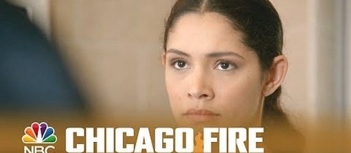 Stella is being transferred to a public relations job and she doesn't want it [Image via Chicago Fire/YouTube screenshot]