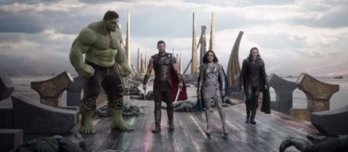 'Thor: Ragnarok' lead characters (Image Credit: Marvel Entertainment/YouTube screencap)