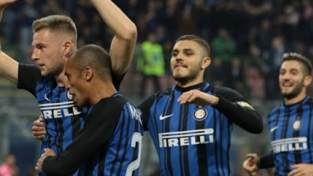 Inter, il difensore Milan Skriniar dopo un gol alla Sampdoria