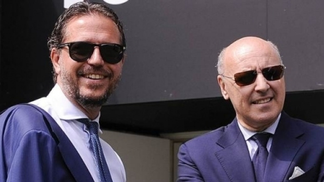 Fabio Paratici e Beppe Marotta, rispettivamente dg e ad della Juventus dal 2010