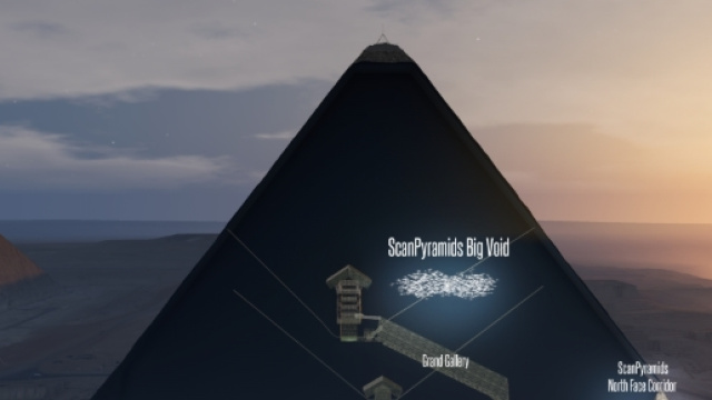 ScanPyramids, scoperta una stanza segreta nella Piramide di Cheope