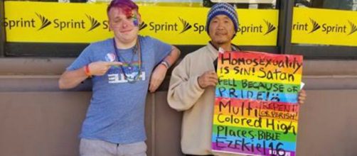 Pressure at the LGBTQ+ rallies [Image via Facebook]