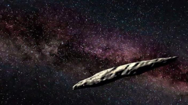 L'asteroide Oumuamua - Fonte: The Sun
