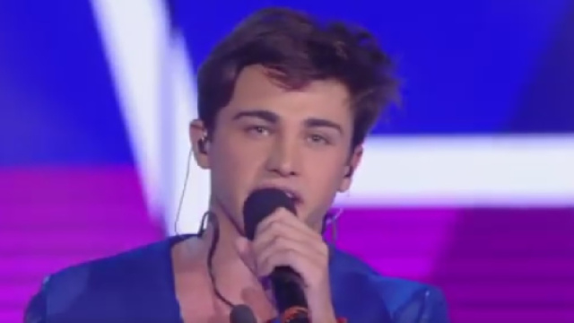 Riccardo Marcuzzo quando era ad Amici