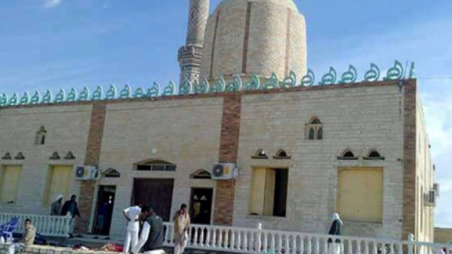 Moschea al-Rawda, il luogo di culto assaltato da jihadisti nel venerd&igrave; di preghiera.