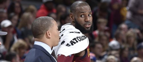 Coach Lue talks LeBron's minutes. - [mage: YouTube/NBA]