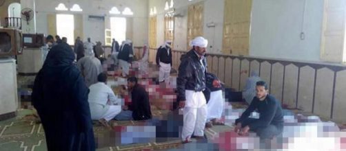 Egypt mosque explosion kills 235 men, women and kids dead after ( Image source-screenshot Youtube.com)
