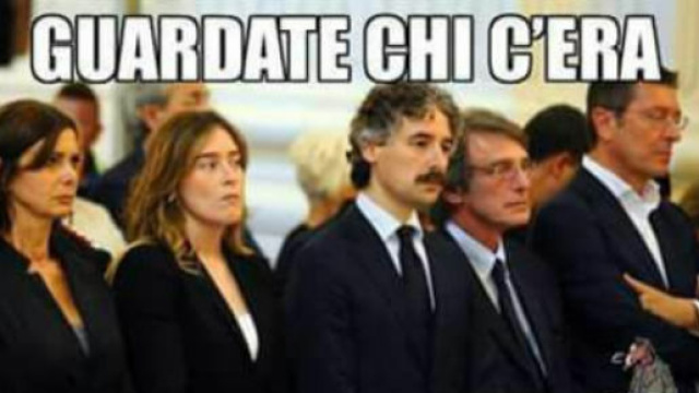 L'immagine della bufala su Maria Elena Boschi e Laura Boldrini