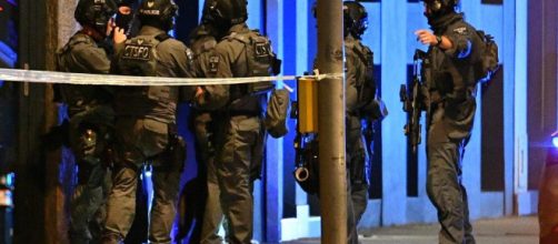 Armed police attended the incident in Oxford Circus which caused mass panic on Black Friday.