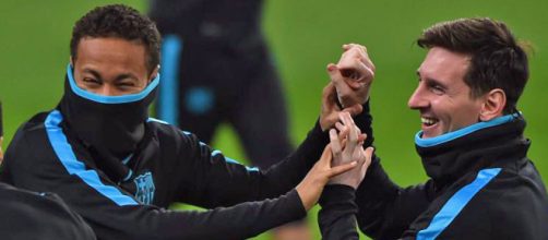 Messi y Neymar se entrenan con el grupo | Marca.com - marca.com