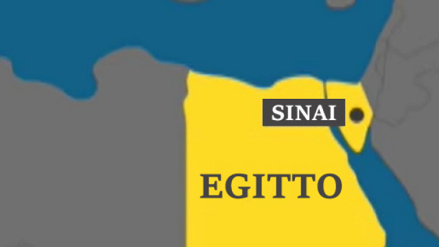 La zona interessata dal grave attentato terroristico.