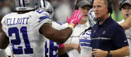 Could Zeke's suspension cost Jason Garrett his job? [Image via Mark Holmes/YouTube]