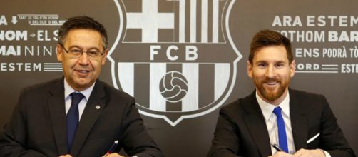 Renovaci&oacute;n de Lionel Messi con el Barcelona hasta 2021 ... - elespectador.com