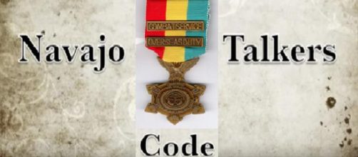 The first medal awarded to Navajo Veterans circa 1982 | image via W. Pixton c/o Navajo Nation