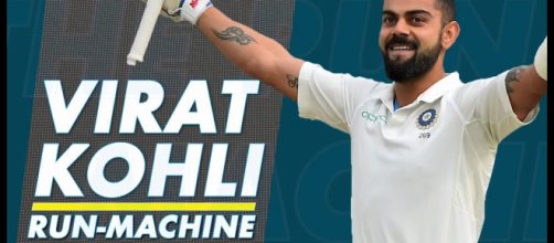 Virat Kohli the Indian captain is a batting machine. Image credit screenshot- Youtube-cric7 videos