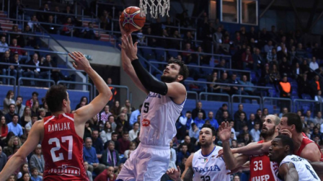 Alessandro Gentile e l'Italbasket espugnano la Dražen Petrović Basketball Hall