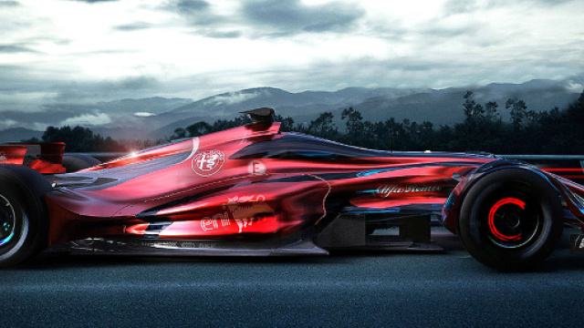 Alfa Romeo Sauber, un render della monoposto 2018 - motorage.it
