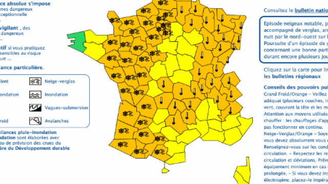 du 1er au 14 f&eacute;vrier : Vague de froid en France, la plus ... - over-blog.com
