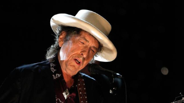 Il cantautore Bob Dylan in concerto