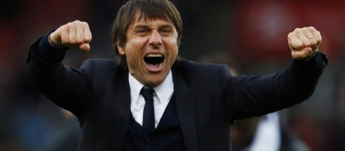 Chelsea manager Antonio Conte celebrates after his team secured a win in the past. (Image Credit: Khanh Huy/Flickr)