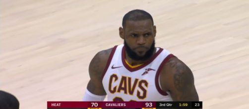 LeBron James ejection - YouTube screencap