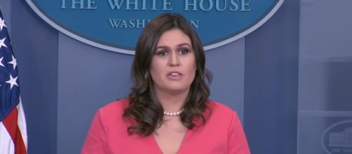 Sarah Huckabee Sanders at the White House, via YouTube