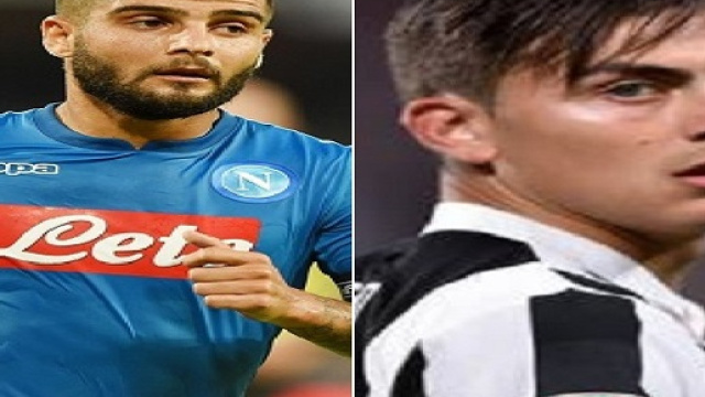 Napoli-Juventus, sfida tra attaccanti: Insigne contro Dybala