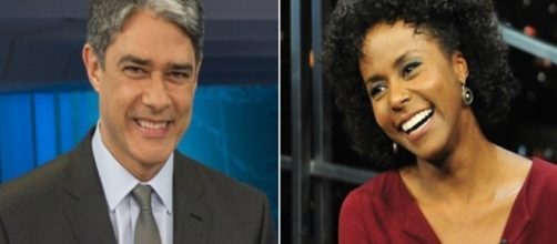 Os jornalistas William Bonner e Maju podem estar vivendo um caso