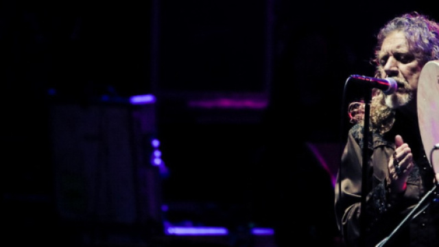 Il grande Robert Plant durante un concerto