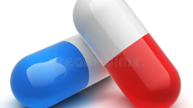 Pillola rossa e blu illustrazione di stock. Immagine di isolato ... - dreamstime.com