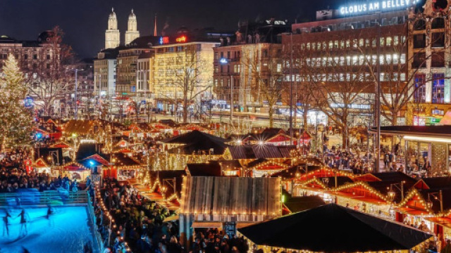 Weihnachtsmarkt, mercatini nei pressi del lago di Zurigo