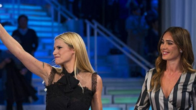 Michelle Hunziker ospite della trasmissione Verissimo