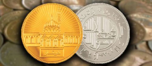 Monedas de oro y plata, m&aacute;s conocidas como dinar y dirham