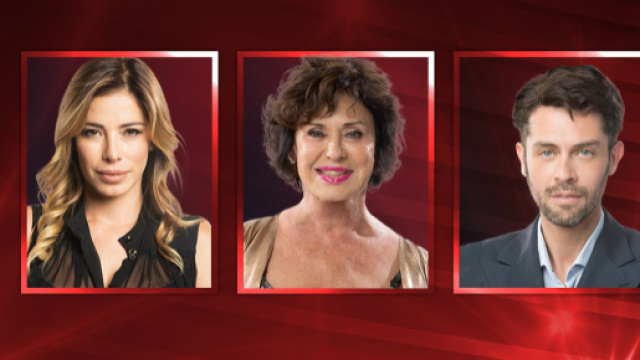 Aida Yespica, Corinne Clery e Raffaello Tonon