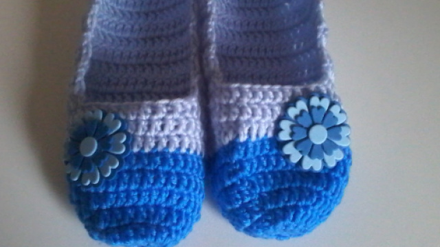 Ciabatte in lana fai da te a uncinetto
