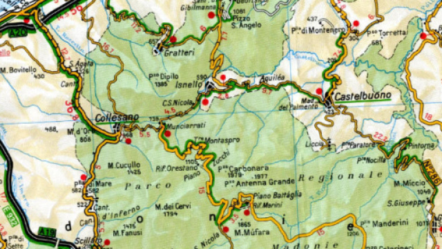 Delimitazione geografica delle Madonie