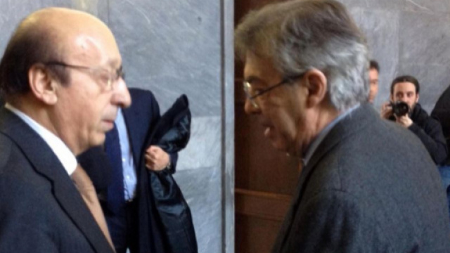 la Pallonata" - Moggi e Moratti, la stretta di mano di due nemici ... - panorama.it