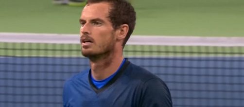 Andy Murray during The Match for Africa 3; (Image Credit: Eurosport channel/YouTube)