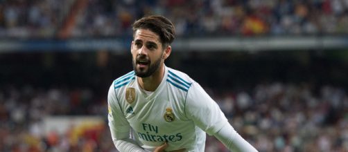 Isco celebrando un gol en el Bernab&eacute;u esta temporada