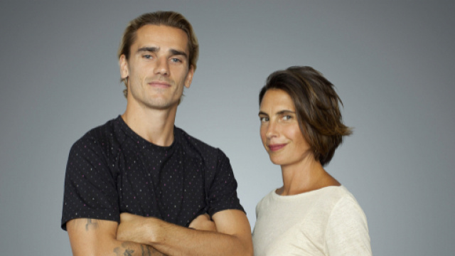 Antoine Griezmann et Alessandra Sublet (&copy; TF1 - CapSub)