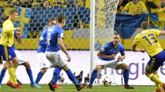Italia fuori dai Mondiali, il goal di Johansson