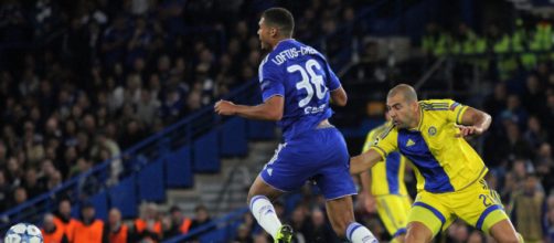 Ruben Loftus-Cheek going past Tal Ben Haim of Maccabi Tel Aviv in a past Champions League match. (Image Credit: Joshdjss/Flickr)