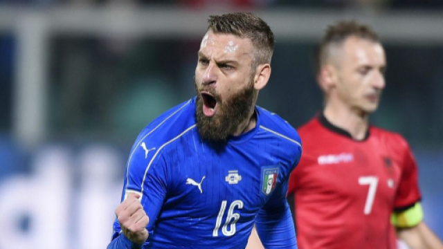 Daniele De Rossi giocher&agrave; contro la Svezia la sua 117esima partita con la maglia della Nazionale