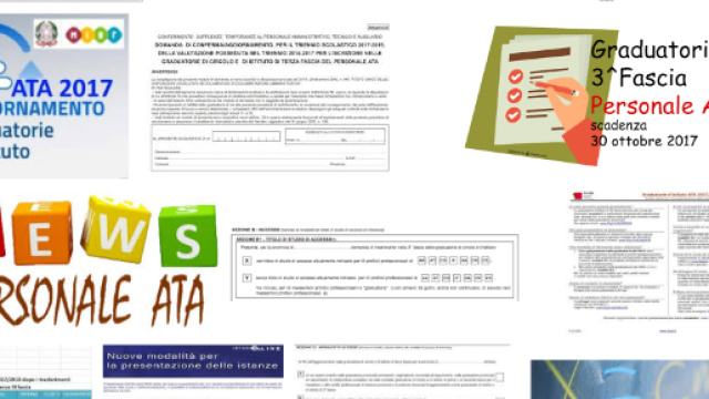 domanda Ata, graduatorie e ricorso