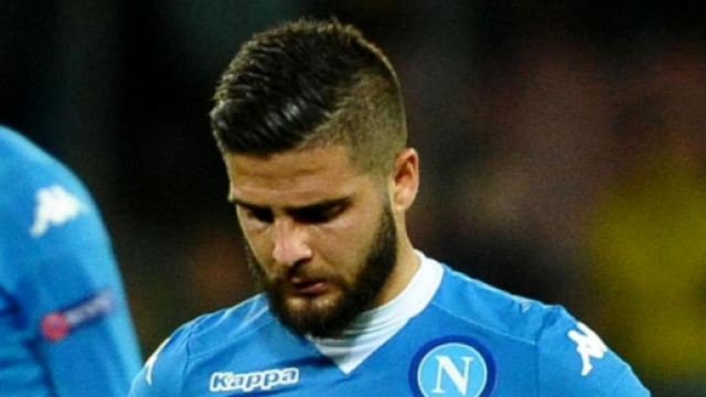 Lorenzo Insigne con la maglia del Napoli