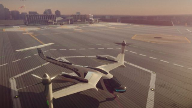 Un prototipo dei velivoli che Uber e NASA potrebbero utilizzare per UberAIR